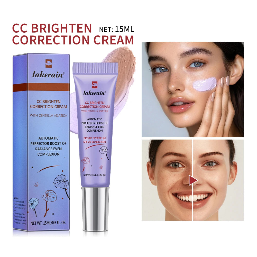 3Colors CC Cream Liquid-Based Full Coverage Cream Waterproof Long-Lasting Correct Redness Foundation erborian Korean Cosmetics - AliExpress 66
