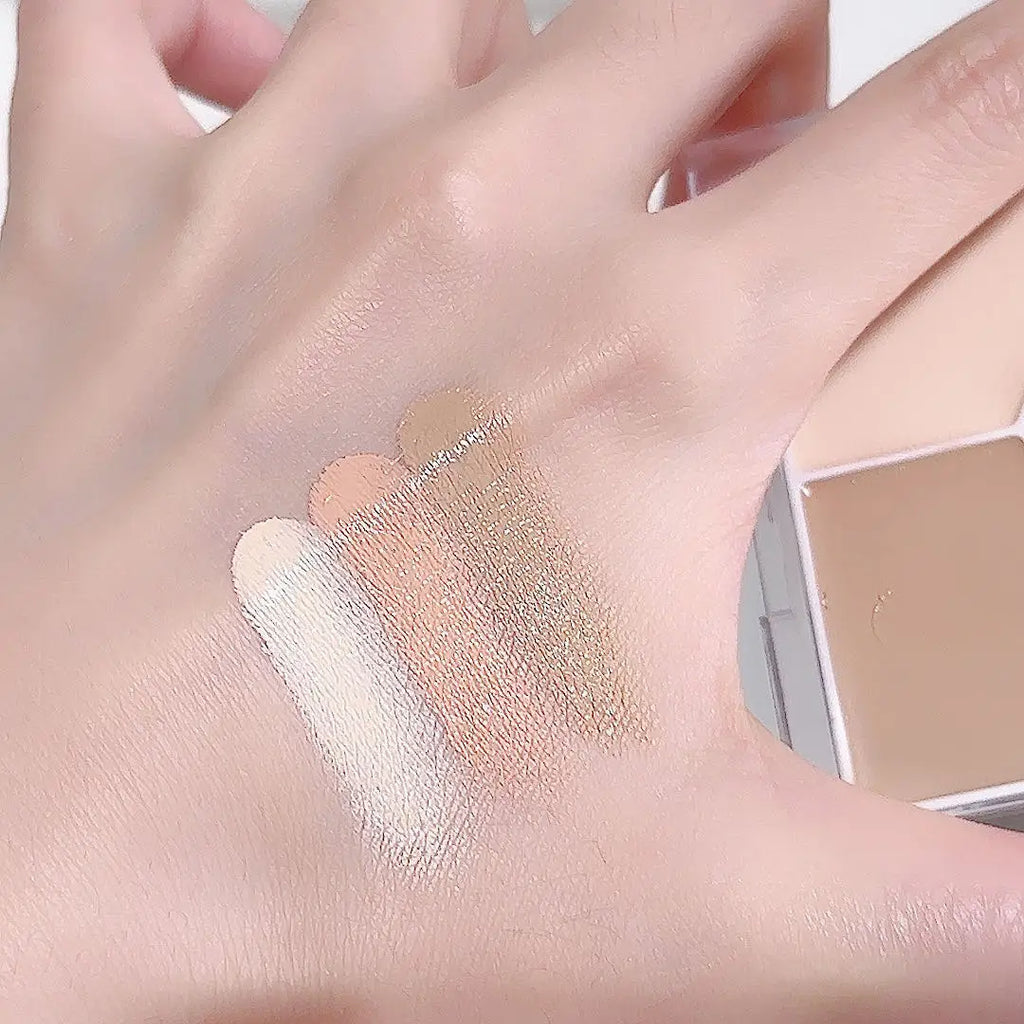 3 Color Concealer Palette Cream Texture Covers Acne Marks Dark Circles Multifunction Face Makeup Lasting Brighten Face Cosmetics - AliExpress 66