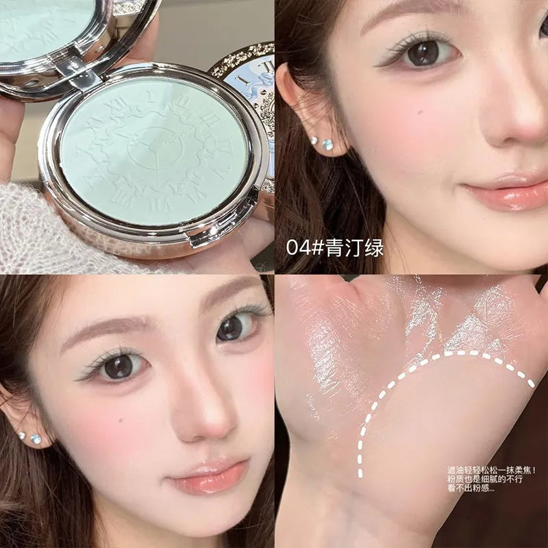Matte Finishing Powder Face Brightening & 3D Contour,Natural Water-Glow,Oil-Control Long-Wear Pressed Powder Makeup - AliExpress 66