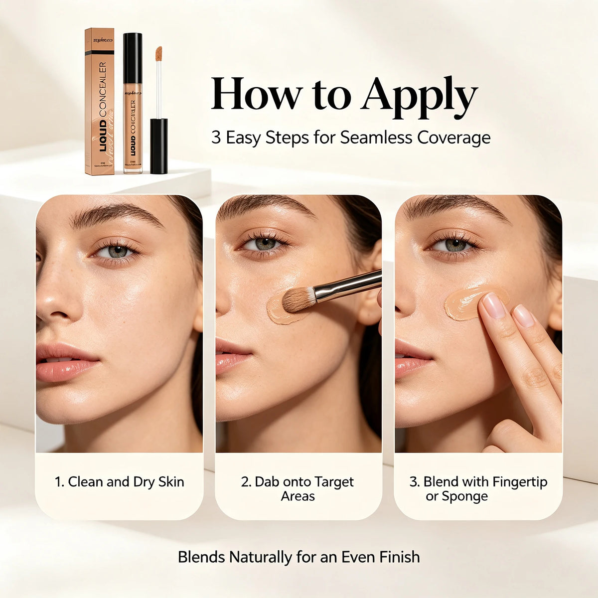 Wheat Liquid Concealer Buildable Coverage Natural Finish Waterproof Long Lasting For Face Makeup - AliExpress 66
