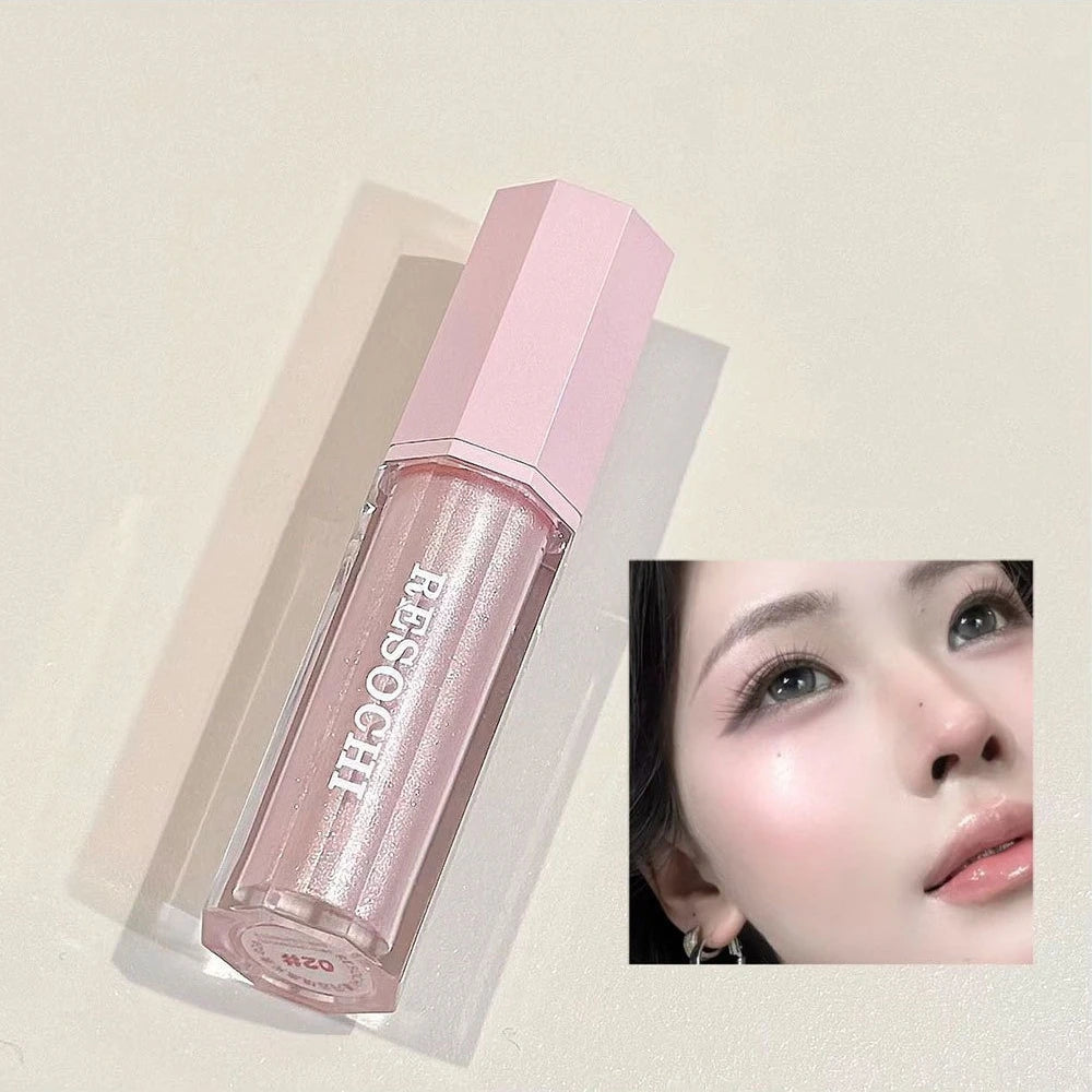 Liquid Highlighter for Face, Natural Dewy Glow Illuminator, Multi Use Shimmer Stick for Cheeks Eyes Nose, Brightening Makeup - AliExpress 66