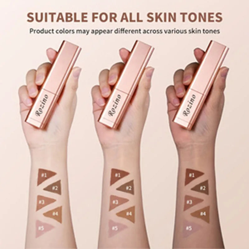 Three-in-One Foundation Stick, Concealer Stick and Blush Stick, Long-Lasting and Natural Easy and Convenient for Applying Makeup
