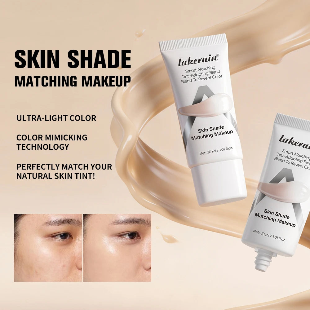 Lakerain Color Changing Liquid Foundation Brightening Moisturizing Skin SPF 15 Sunscreen Natural Even Skin Tone Slight Concealer - AliExpress 66