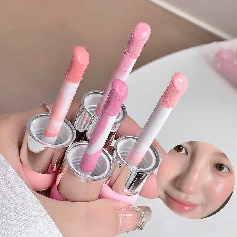 Liquid Blusher Makeup Water Light Jelly Blush Cool Warm Tone NudePink Liquid Rouge Highlighter Brighten Face Korean Style Makeup - AliExpress 66