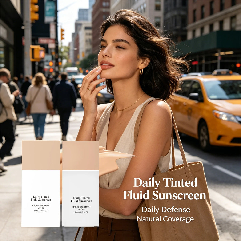 Hydrating Concealer Lotion Even Skin Tone Smooth Skin Relieve Dryness Provide UV Protection Tinted Fluid Sunscreen Moisturizer