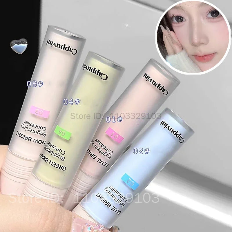 Brightening Highgloss Liquid Foundation Concealer Stick Lasting Moisturizing Face Contour Full Coverage Modify Skin Tone Makeup - AliExpress 66