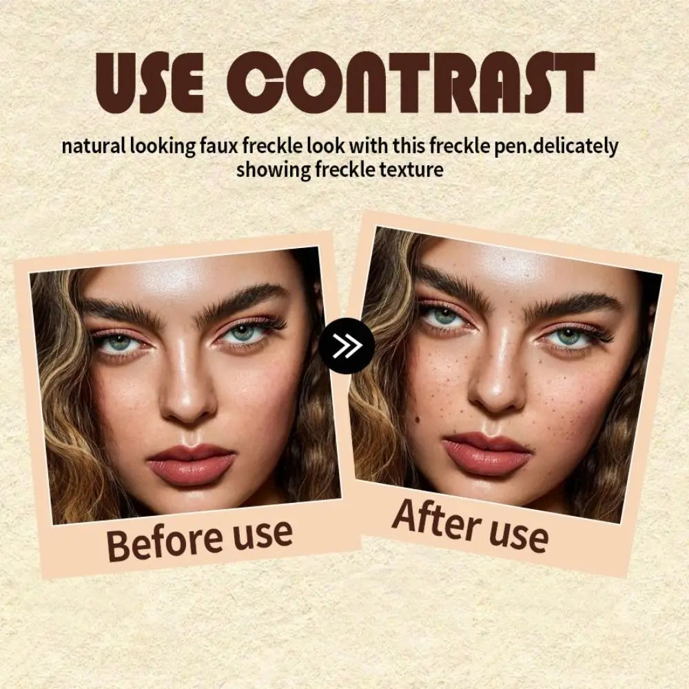 Dot Waterproof Fake Freckles Pen Lifelike Long Lasting Spot Pen Quick-Drying Makeup Tool Face - AliExpress 66