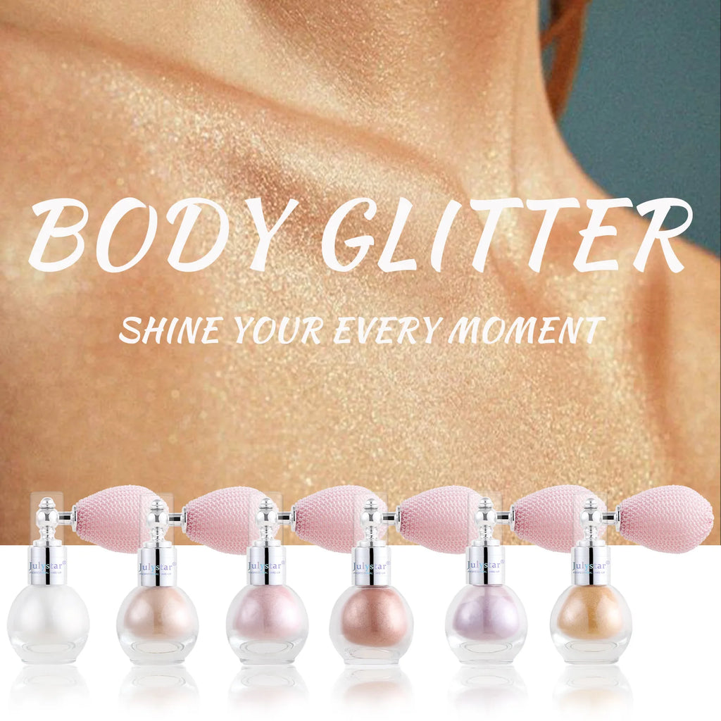 Popular Shimmer Liquid Highlighter Makeup Fine Glitter Brightening Cosmetic for Face Contour and Body Shiny Daily Party Make?up