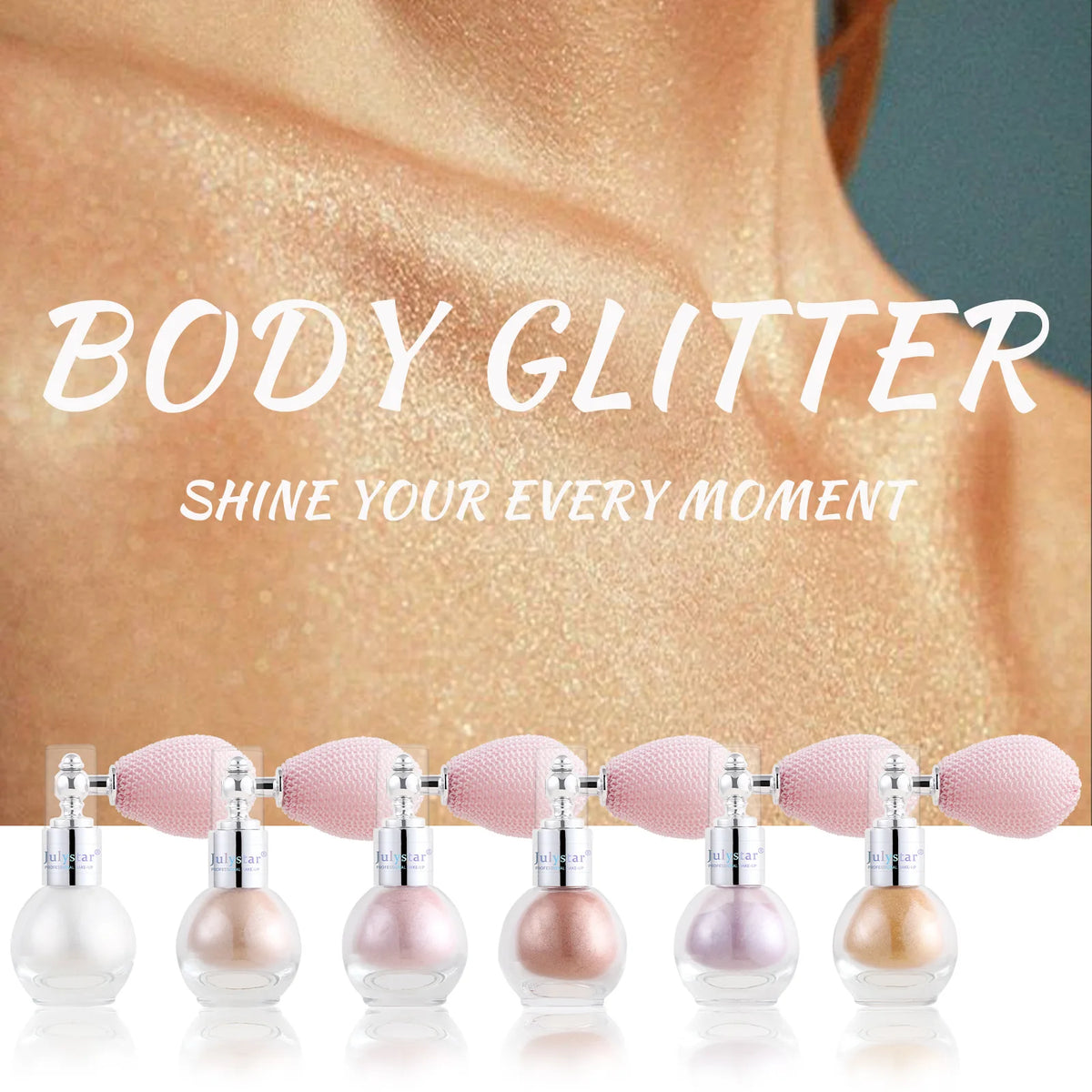 Popular Shimmer Liquid Highlighter Makeup Fine Glitter Brightening Cosmetic for Face Contour and Body Shiny Daily Party Make?up