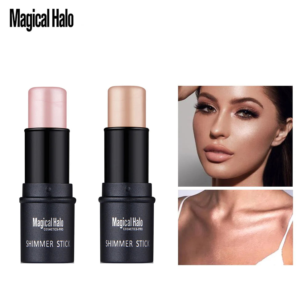 Magical Halo Highlighter Stick for Face Glitter