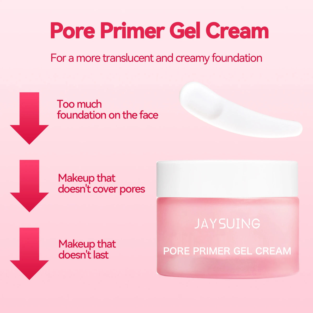 Facial Invisible Pore Primer Cream Long Lasting Base Makeup Natural Matte Oil Control Refreshing Moisturizing Face Isolation Gel - AliExpress 66