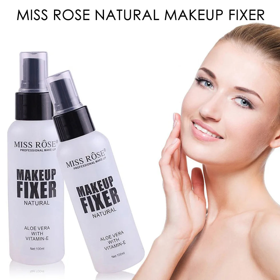 MISS ROSE 100ml Light Hydrating Setting Spray, Clear Makeup Effect, Non-cakey Non-sticky Refreshing Make Up Fixing Spray