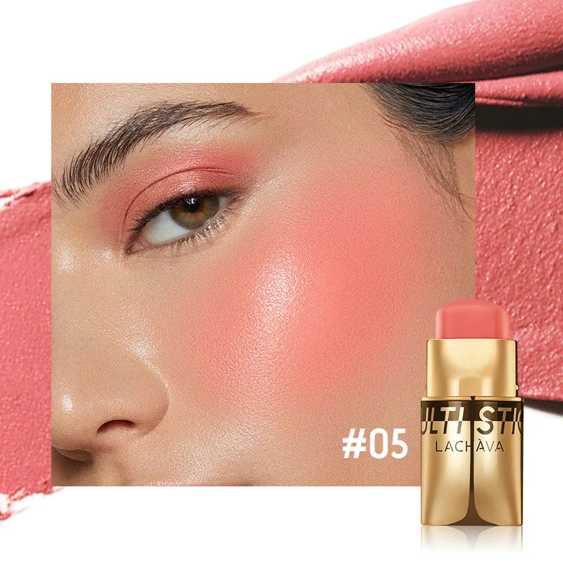 3 in 1 Waterproof Blush Stick For Lips Face Eyes Natural Brightening Makeup Multi Use Beauty Creamy Long Lasting - AliExpress 66