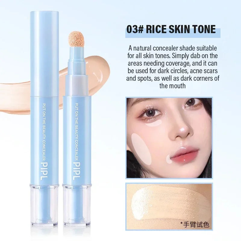 Liquid Concealer Pen Highlighter Stick Full Cover Contouring Foundation Brightener Dark Circles Freckles Acne Contouring Makeup - AliExpress 66
