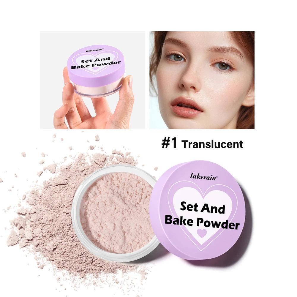 Lakerain Delicate Setting Powder Lasting Without Shedding Makeup Control Oil Locking Moisture Create Zero Pore Base Makeup - AliExpress 66