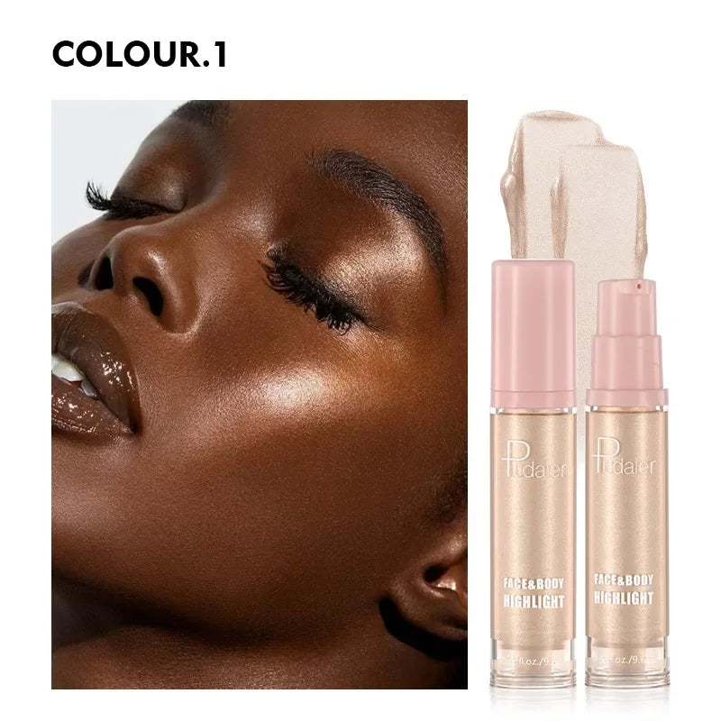 Sparking Skin Dazzling Shimmer Glitter Highlighter Eye Shadow Cream Makeup Gold Face Contour Bronzer Brighten Body High Light - AliExpress 66