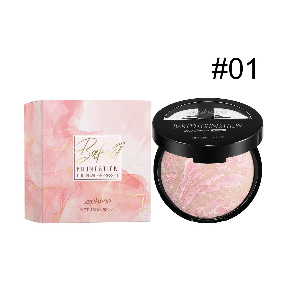 Matte Powder Foundation Natural Finish Baked Brighten Color Correct Long Lasting Oil Control Translucent Setting Powder Makeup - AliExpress 66