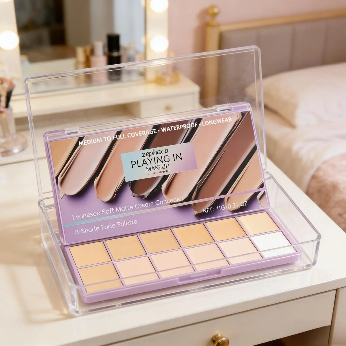 Zephoco High Coverage Concealer Palette - Long Lasting Waterproof Matte Makeup for Dark Circle Corrector Improve Skin Redness - AliExpress 66
