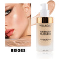 MISS ROSE Matte Full Coverage Concealer Foundation Cream Natural Hydrating Moisturizing Formula Long Lasting Oil Control Makeup
