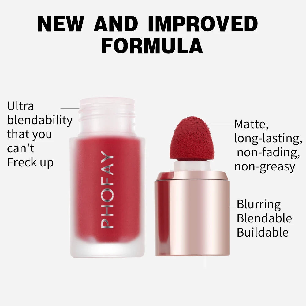 Natural Matte Liquid Blush Stick 6 Colors