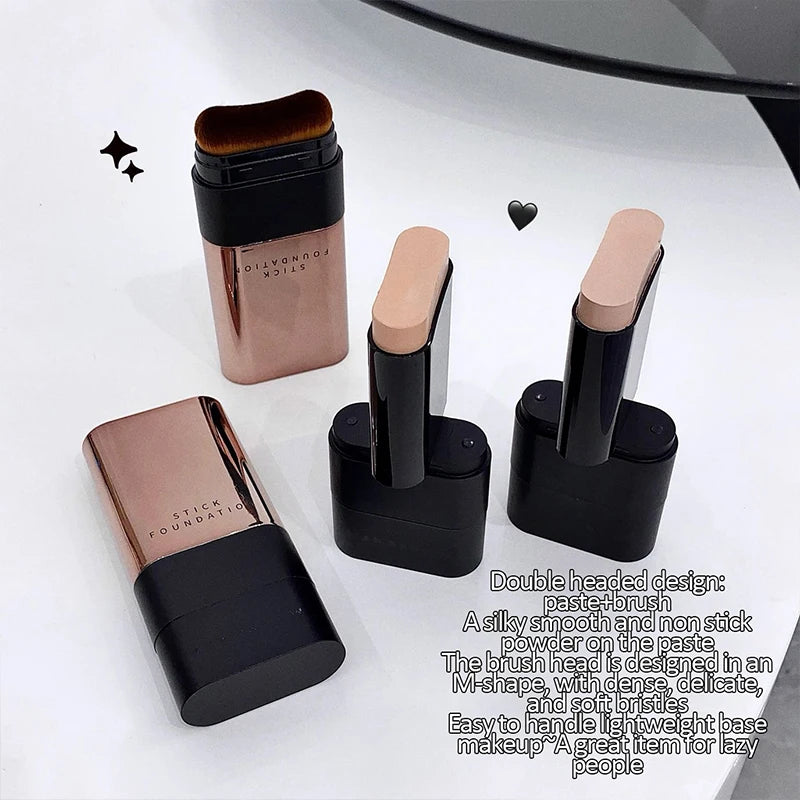 Eraser Foundation Rod Products, Velvet Moisturizing Light Concealer Liquid Foundation, Double Head Foundation Make-up With Brush - AliExpress 66