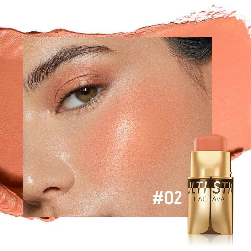 3 in 1 Waterproof Blush Stick For Lips Face Eyes Natural Brightening Makeup Multi Use Beauty Creamy Long Lasting - AliExpress 66
