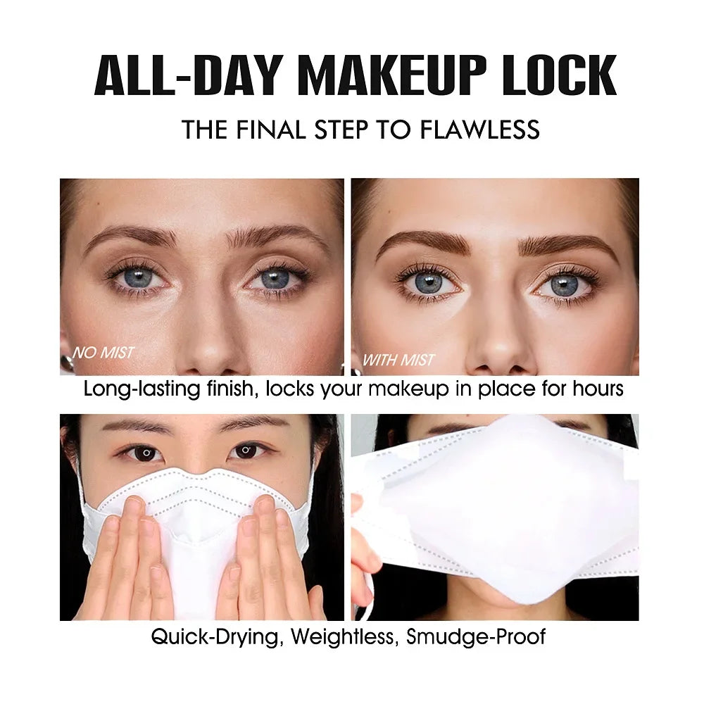 BOB Long Wear Quicksand Setting Spray Hydrating Quick Film Forming Matte Oil Control Makeup Spray