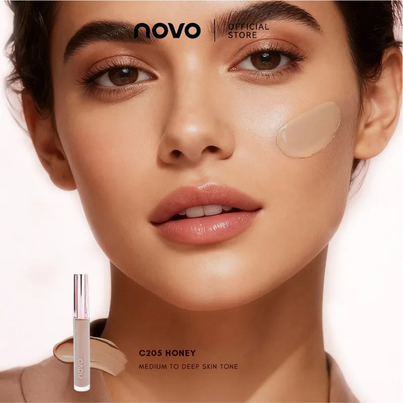 NOVO Refreshing&Nourishing Concealer Is Light and Thin in Texture, Which Partially Modifies Daily Facial Makeup