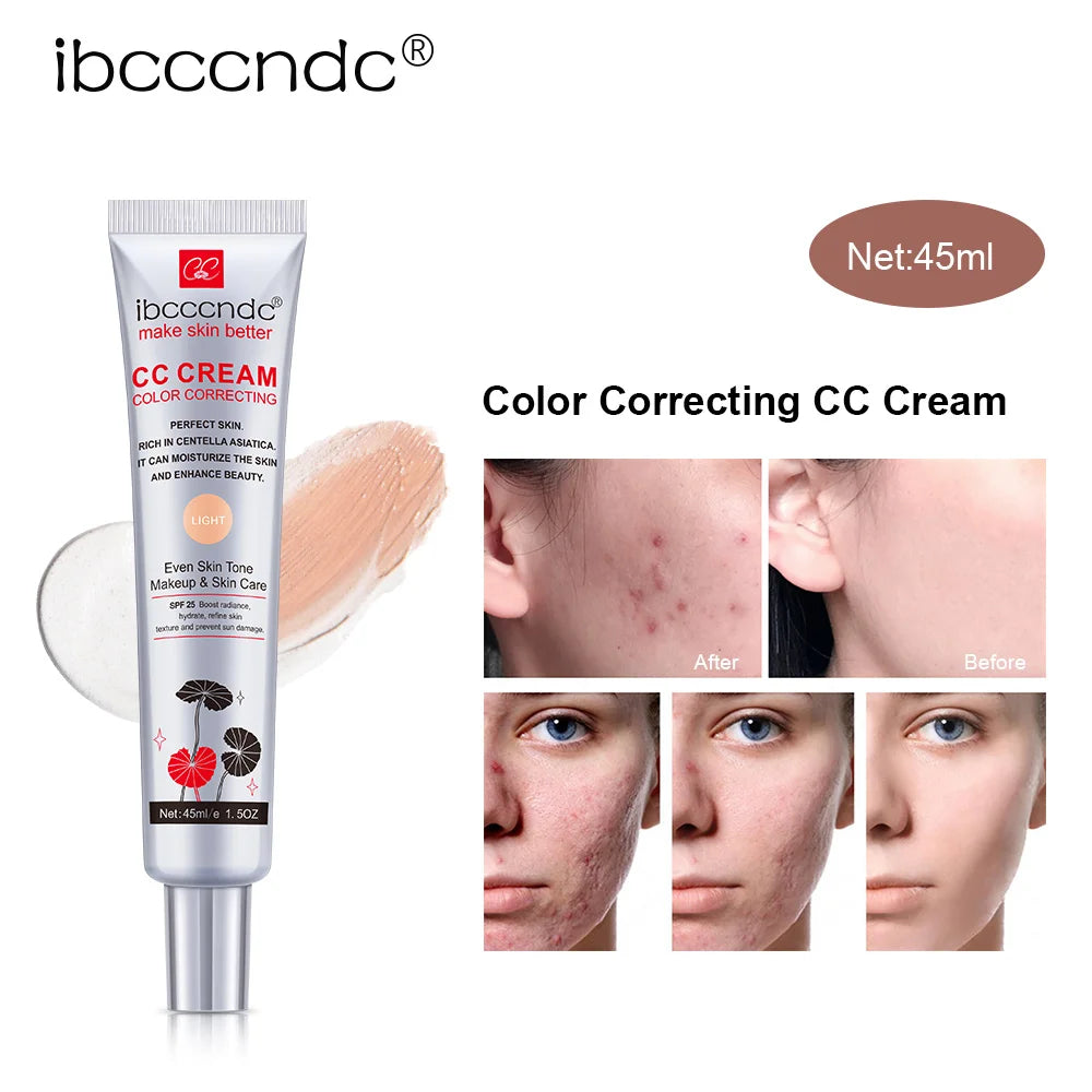 ibcccndc CC Cream Foundation Full Coverage Moisturizing