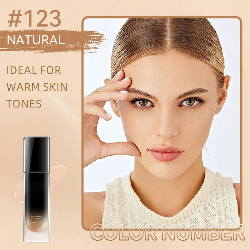 KATELYN Face Foundation Cream Oil-Control Matte BB Cream Waterproof Lasting Concealer Liquid Full Coverage Matte Base