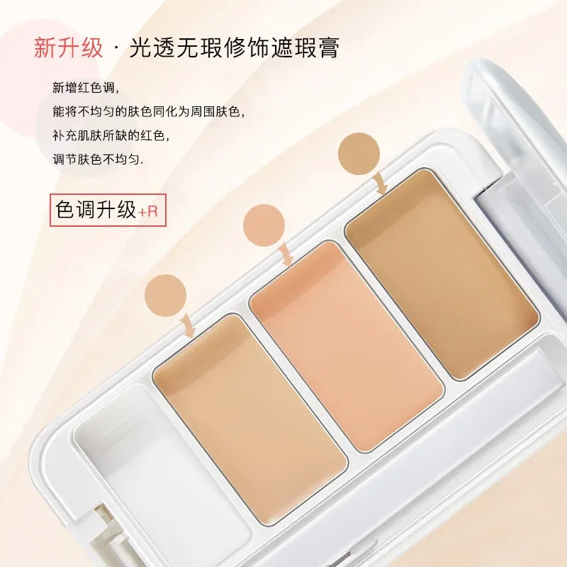 Two-Color Liquid Concealer Light Flawless Retouch Waterproof High-Gloss Makeup for Brightening Dark Circles And Acne Coverage