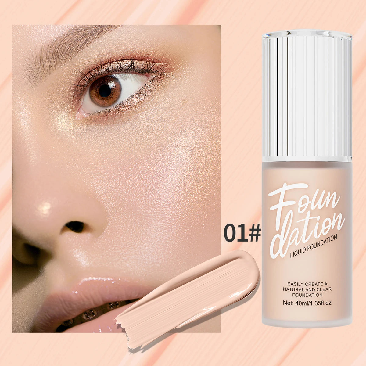 Waterproof Matte Liquid Foundation Provides Strong Coverage for Dark Circles Brightens and Evens Skin Tone and Doesn T Cake - AliExpress 66