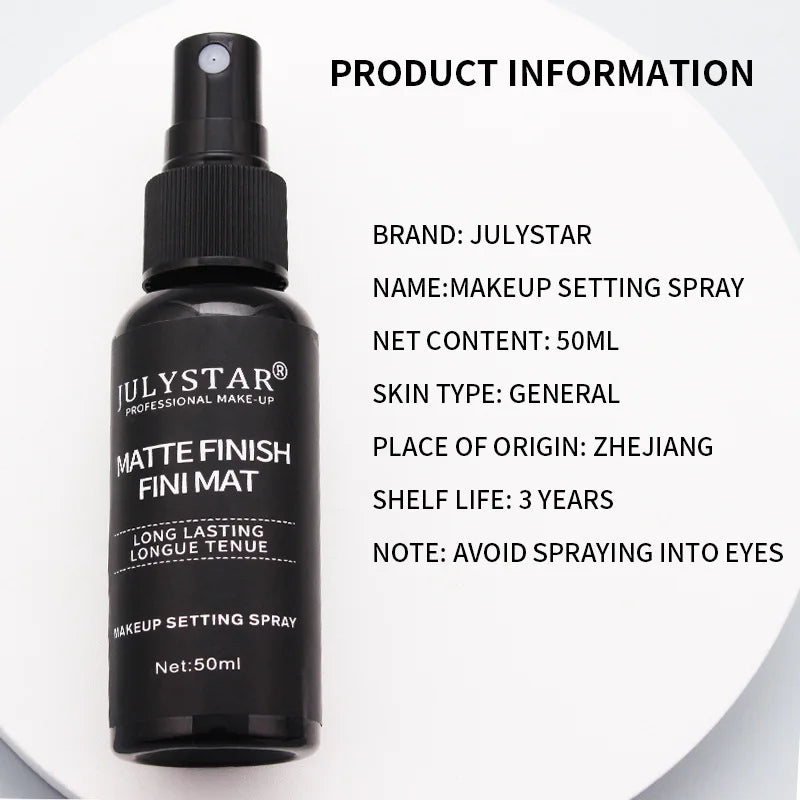 50ml Matte Setting Spray Oil?control Long?lasting Natural Makeup Fixer Hydrating Refreshing Mist Facial Makeup Cosmetics - AliExpress 66