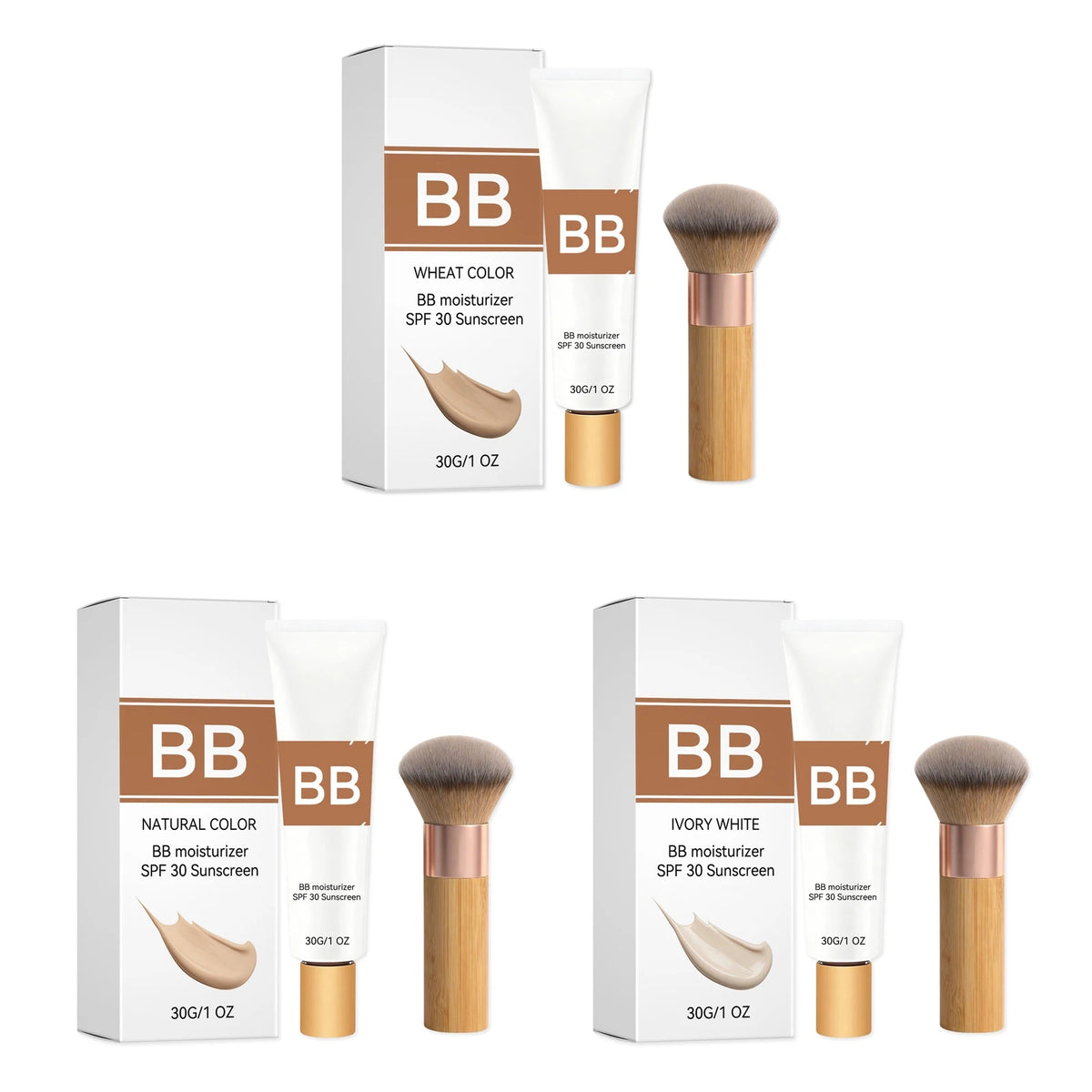 Sunscreen BB Cream Serie Long Time Moisturize Concealer Pores Cover Blemishes Cosmetics Waterproof And Sweat Proof Makeup Tool - AliExpress 66