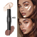 Dual Ended Contour Stick Foundation Concealer Long Lasting Dark Circle Correcting Contour Concealer Makeup Highlighter Cosmetics - AliExpress 66
