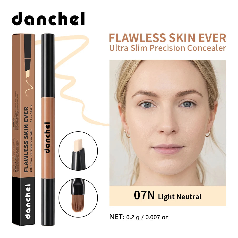 Flawless Skin Precision Concealer Dual-head Design Natural Skin Finish Precision Cover Redness,Spots,Dark Circles Concealer Pen - AliExpress 66
