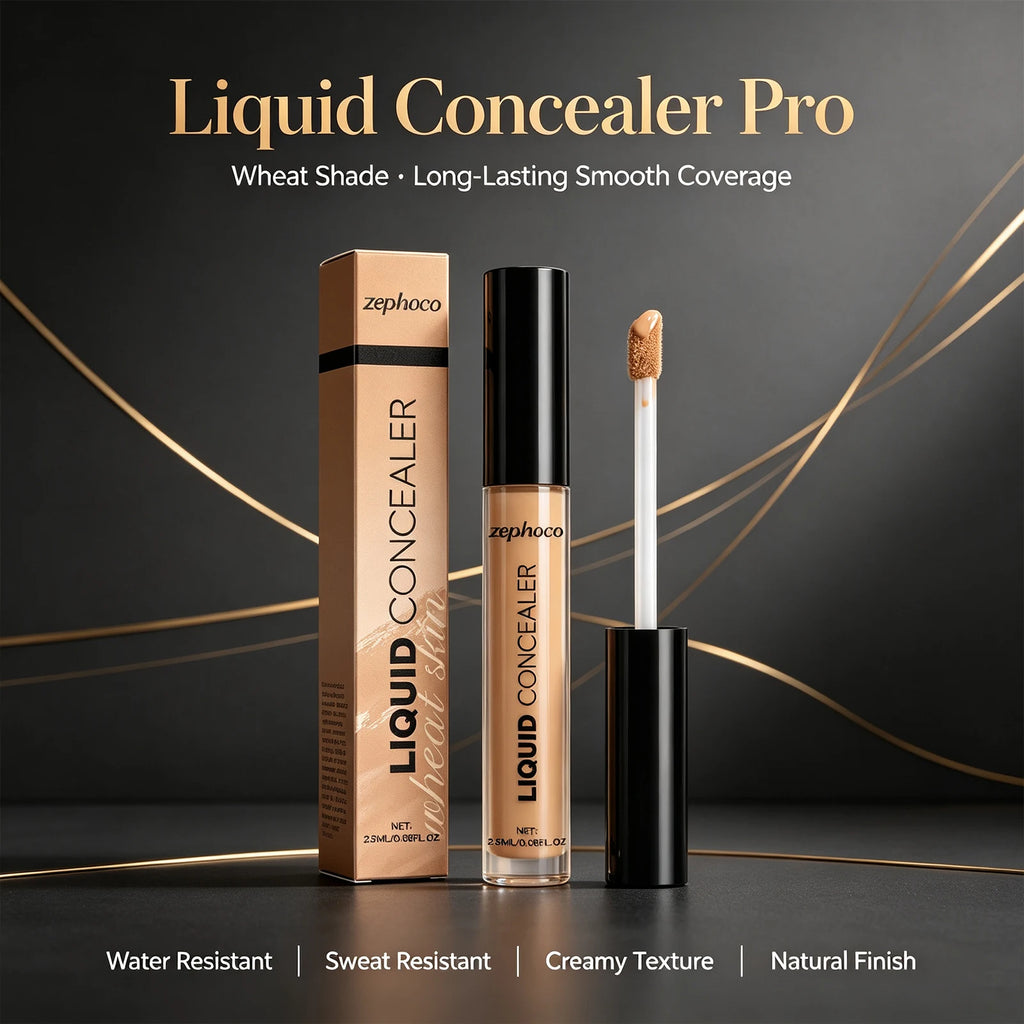 Wheat Liquid Concealer Buildable Coverage Natural Finish Waterproof Long Lasting For Face Makeup - AliExpress 66