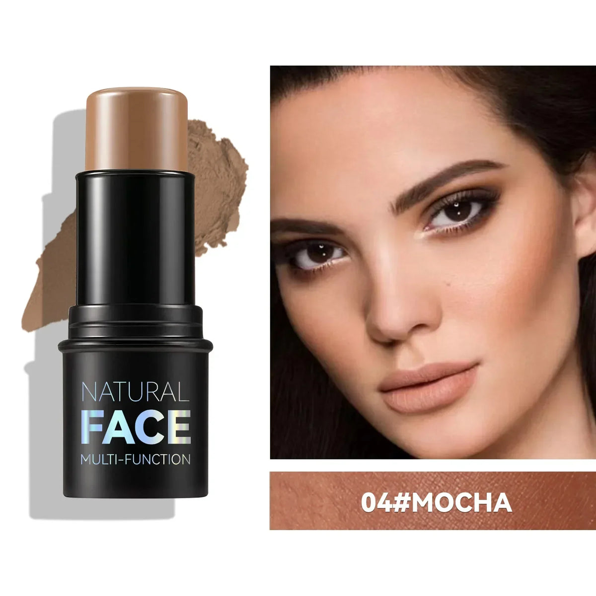Makeup Face Cream Contour Sticks,Shades with Highlighter & Bronzer & Blush, Non-greasy and Water-resistant Face Contouring Pen - AliExpress 66