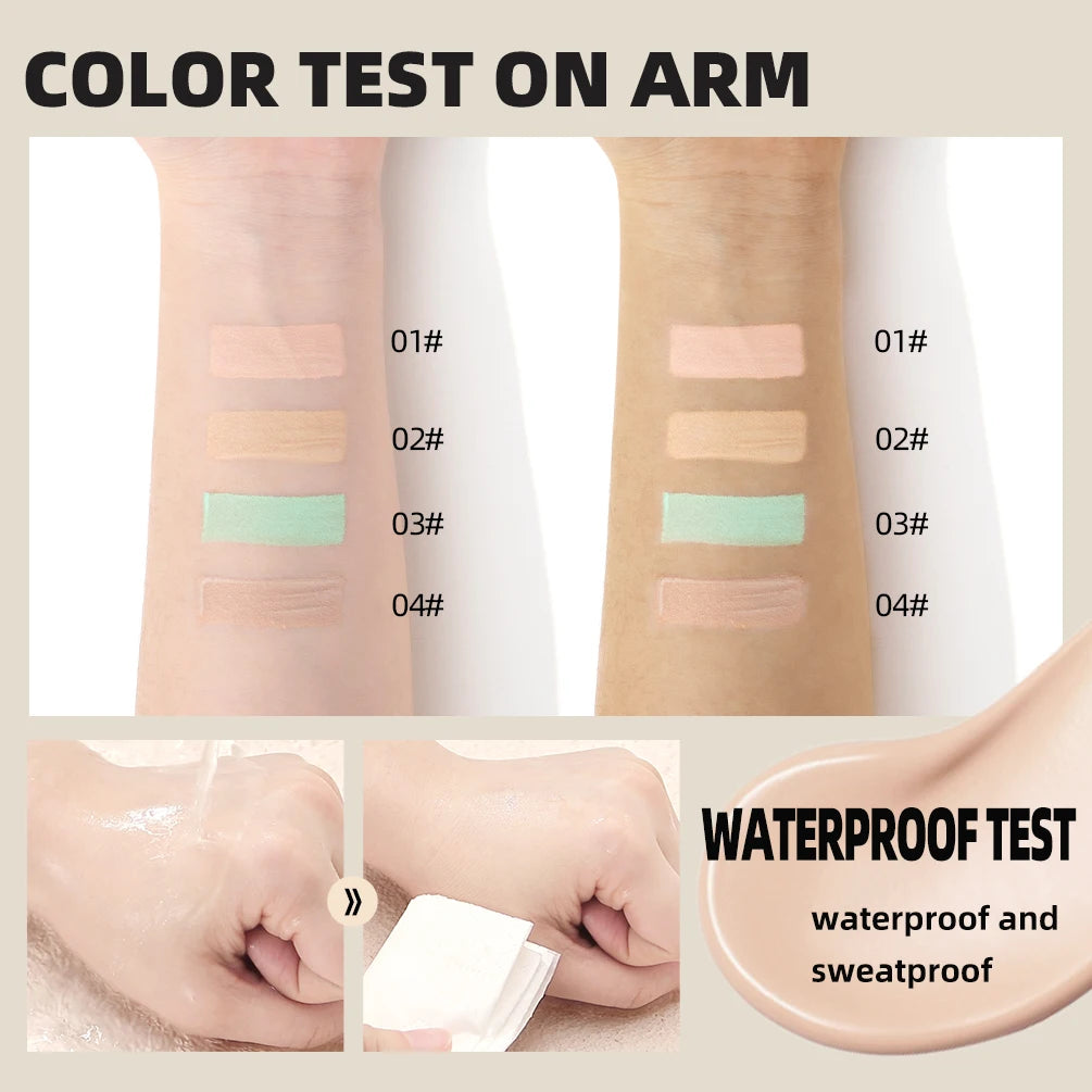 QIBEST Matte Lasting Liquid Concealer Stick Moisturizing Waterproof Full Face Cover Acne Dark Circles Concealer Cream Makeup - AliExpress 66