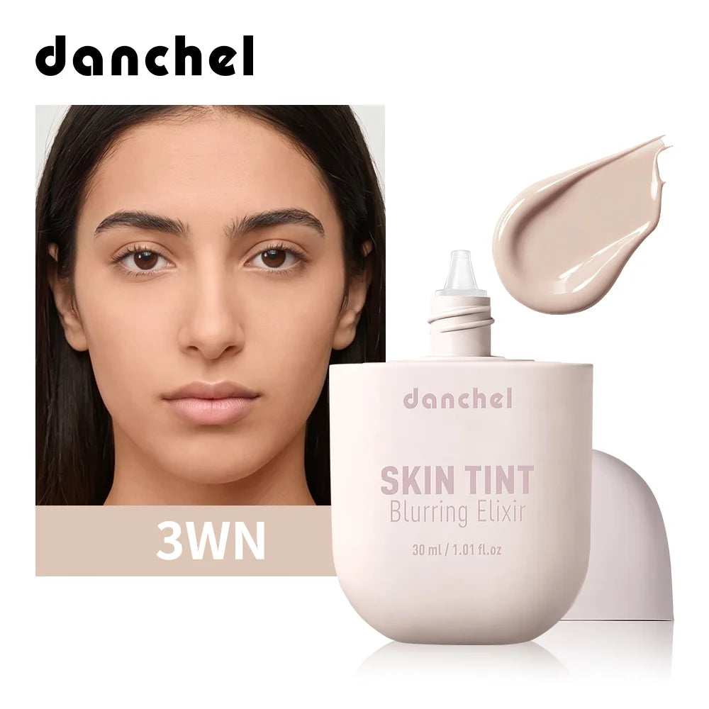 Skin Tint Blurring Elixir Even Skin Tone 12h Long-lasting Natural Finish Hide Pores Fine Lines Lightweight Breathable Skin Tint