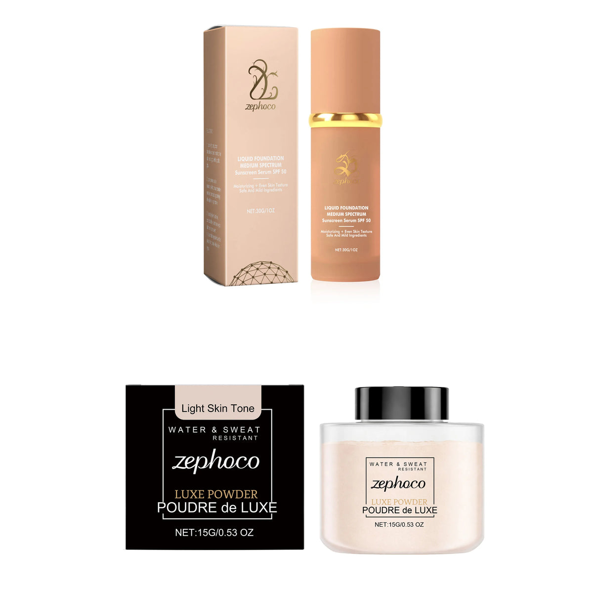 Moisturizing Protective Foundation, Lightweight, Hydrating, Luminous Matte, Clear, Smooth, Long-Lasting, and Doesn't Cake
