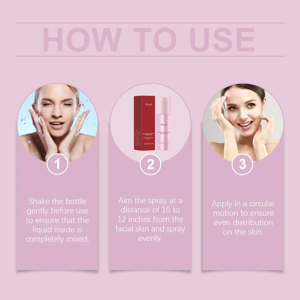 Matte Finish Setting Spray Waterproof Long Lasting Oil Control Pore Tightening Face Mist for All Day Fresh Makeup Hold 60ml - AliExpress 66