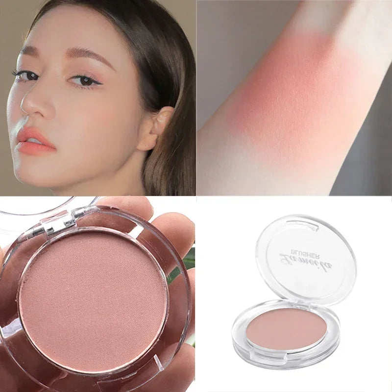 Blush Peach Palette 6 Colors Face Mineral Pigment Cheek Blusher Powder Makeup Professional Contour Shadow Pink Blusher Cosmetics - AliExpress 66