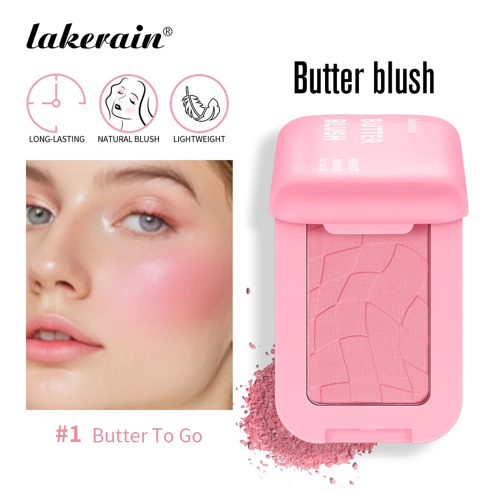Lakerain Butter Blush Sweat-proof Waterproof Long-lasting Makeup Effect Brightening Even Skin Tones Face Contouring Cosmetics - AliExpress 66