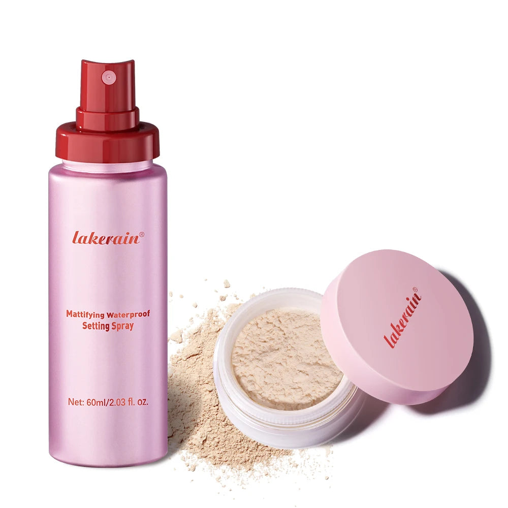 Oil Control Setting Powder Spray Set Matte Base Makeup Control Oil Waterproof Make-up Fixer Spray Hide Pores Setting Powder - AliExpress 66