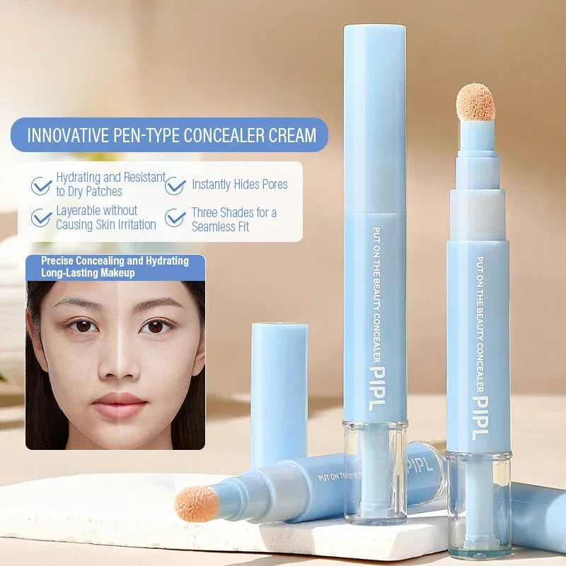Liquid Concealer Pen Highlighter Stick Full Cover Contouring Foundation Brightener Dark Circles Freckles Acne Contouring Makeup - AliExpress 66