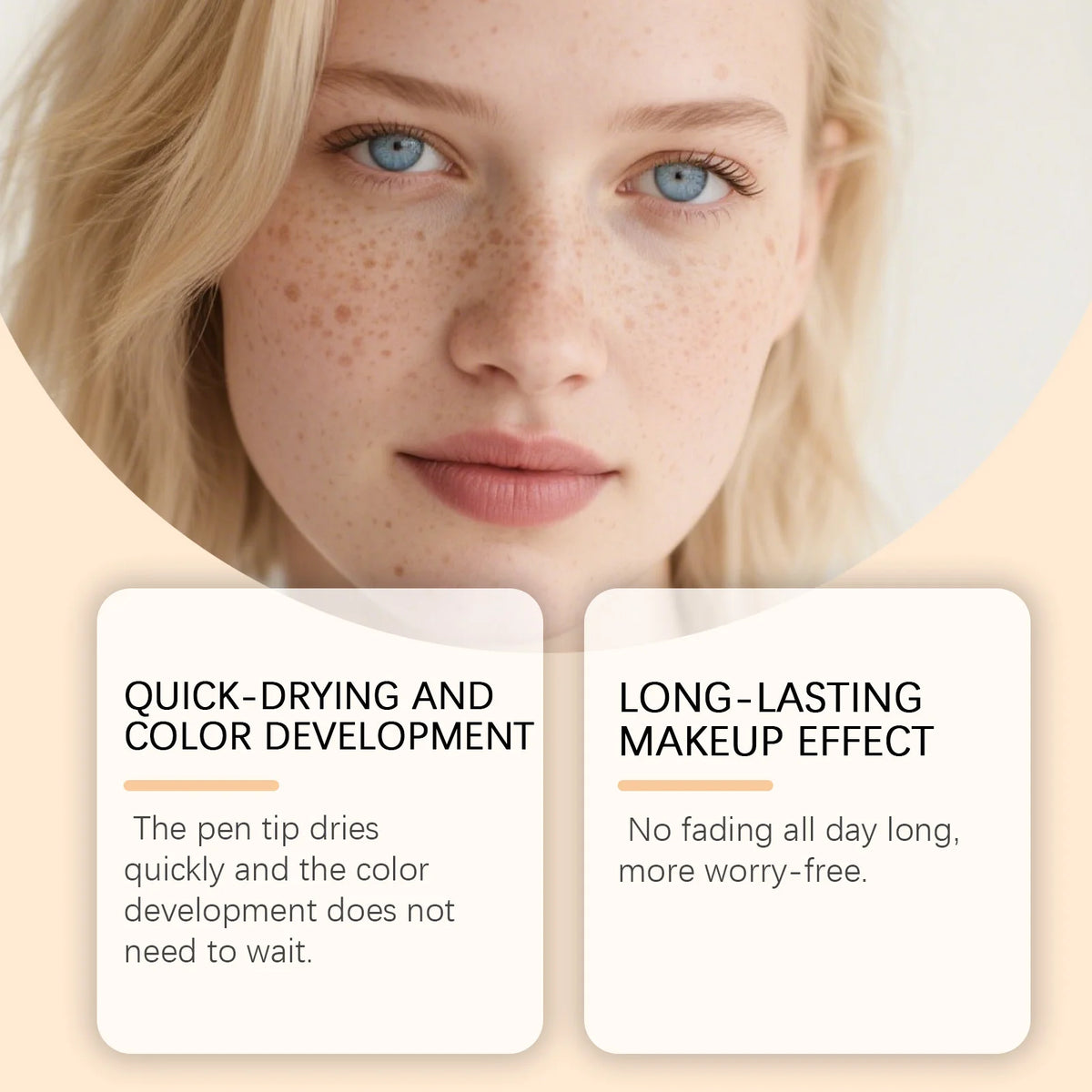 Waterproof Natural Simulation Freckle Stamp Pen Freckle Liquid Fake Dot Spot Easy Color Quick Dry Sweatproof Freckle Makeup Pen - AliExpress 66