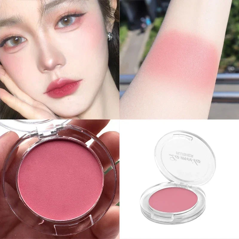 Blush Peach Palette 6 Colors Face Mineral Pigment Cheek Blusher Powder Makeup Professional Contour Shadow Pink Blusher Cosmetics - AliExpress 66