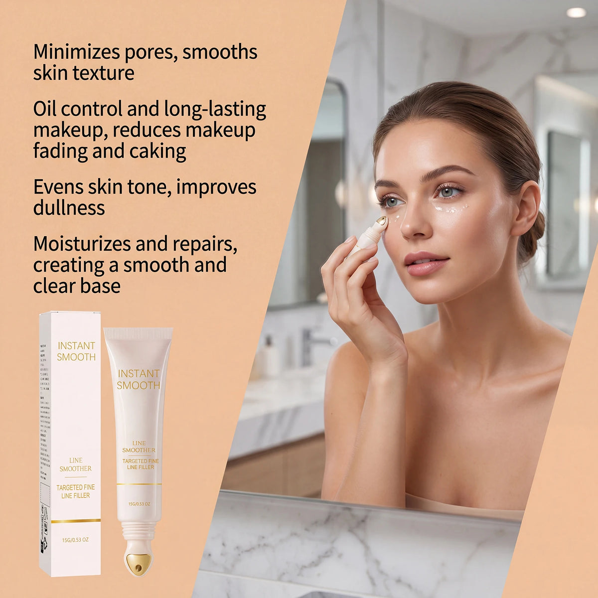 Softening & Even Primer - Lightweight, Hydrating Base, Natural Finish, Seamless Makeup and All-Skin-Type Compatibility