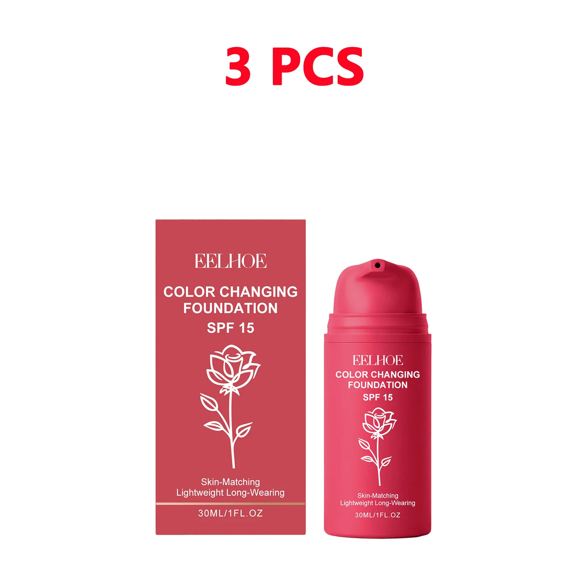 Korean Color Changing Foundation for Mature Skin SPF 15 Hydrating Liquid Concealer for Fine Lines & Wrinkles Dewy Natural Finish - AliExpress 66
